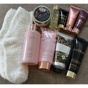 Baylis & Harding 11 Pc Lot! Cream Moisturizer Lotion Shower Gel Socks Bath Soap